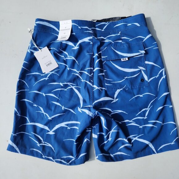 NEW Men's Size 32 Free Assembly Blue Swim Shorts Boardshorts Boardshort Board Sh - Picture 8 of 16
